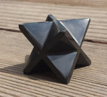 Load image into Gallery viewer, Large (50mm) ONYX Natural Gemstone Merkaba Star (One)