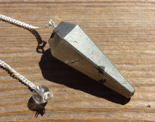 Load image into Gallery viewer, PYRITE Natural Stone Gemstone Faceted Pendulum