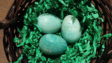 Load image into Gallery viewer, AMAZONITE EGG Natural Stone Hand Carved Gemstone Egg