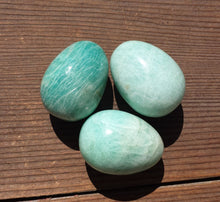 Load image into Gallery viewer, AMAZONITE EGG Natural Stone Hand Carved Gemstone Egg