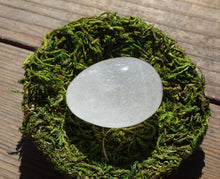 Load image into Gallery viewer, CLEAR QUARTZ EGG Natural Stone Hand Carved Gemstone Egg