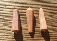 Load image into Gallery viewer, NATURAL PEACH MOONSTONE Double Terminated Gemstone Crystal Pencil Point (One)