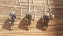 Load image into Gallery viewer, ORGONE BLACK TOURMALINE Gemstone Faceted Orgone Pendulum