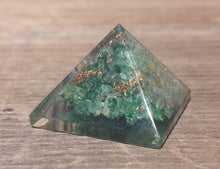 Load image into Gallery viewer, Small (25-30mm) JADE Orgone Gemstone Pyramid Small Pyramid Orgone