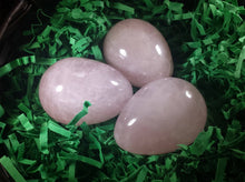 Load image into Gallery viewer, ROSE QUARTZ EGG Natural Stone Hand Carved Gemstone Egg