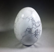 Load image into Gallery viewer, HOWLITE EGG Natural Stone Hand Carved Gemstone Egg