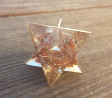 Load image into Gallery viewer, ORGONE RED AVENTURINE Gemstone Merkaba Star Orgone