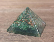 Load image into Gallery viewer, Small (25-30mm) JADE Orgone Gemstone Pyramid Small Pyramid Orgone