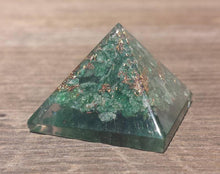 Load image into Gallery viewer, Small (25-30mm) JADE Orgone Gemstone Pyramid Small Pyramid Orgone