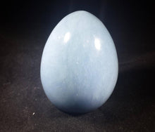 Load image into Gallery viewer, ANGELITE EGG Natural Stone Hand Carved Gemstone Egg