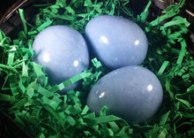 Load image into Gallery viewer, ANGELITE EGG Natural Stone Hand Carved Gemstone Egg
