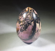 Load image into Gallery viewer, RHODONITE EGG Natural Stone Hand Carved Gemstone Egg