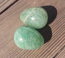 Load image into Gallery viewer, GREEN AVENTURINE EGG Natural Stone Hand Carved Gemstone Egg