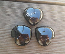 Load image into Gallery viewer, NATURAL BLACK TOURMALINE Gemstone Puffy Heart 40-45mm