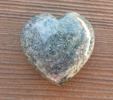 Load image into Gallery viewer, NATURAL TREE AGATE Gemstone Puffy Heart 40-45mm