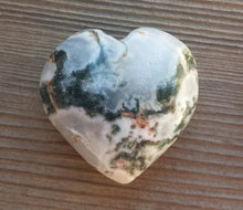 Load image into Gallery viewer, NATURAL TREE AGATE Gemstone Puffy Heart 40-45mm