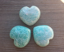 Load image into Gallery viewer, NATURAL AMAZONITE Gemstone Puffy Heart 40-45mm