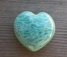 Load image into Gallery viewer, NATURAL AMAZONITE Gemstone Puffy Heart 40-45mm