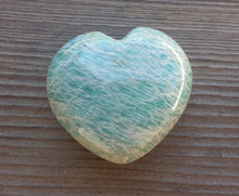 Load image into Gallery viewer, NATURAL AMAZONITE Gemstone Puffy Heart 40-45mm