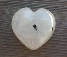 Load image into Gallery viewer, NATURAL TOURMALATED QUARTZ Gemstone Puffy Heart 40-45mm