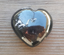 Load image into Gallery viewer, NATURAL BLACK TOURMALINE Gemstone Puffy Heart 40-45mm