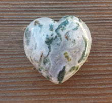 Load image into Gallery viewer, NATURAL TREE AGATE Gemstone Puffy Heart 40-45mm