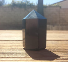Load image into Gallery viewer, NATURAL BLACK OBSIDIAN Carved Faceted Point Gemstone Crystal Point