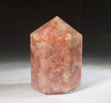 Load image into Gallery viewer, NATURAL SUNSTONE Carved Faceted Point Gemstone Crystal Point