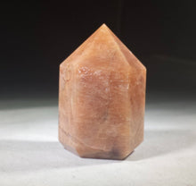 Load image into Gallery viewer, NATURAL PEACH MOONSTONE Carved Faceted Point Gemstone Crystal Point