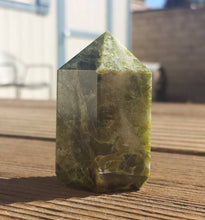 Load image into Gallery viewer, NATURAL VASONITE Carved Faceted Point Gemstone Crystal Point