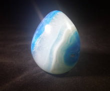 Load image into Gallery viewer, BLUE ONYX Natural Stone Hand Carved Gemstone Egg