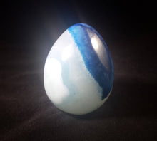 Load image into Gallery viewer, BLUE ONYX Natural Stone Hand Carved Gemstone Egg