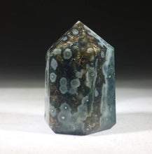 Load image into Gallery viewer, NATURAL RAINFOREST RHYOLITE Carved Faceted Point Gemstone Crystal Point