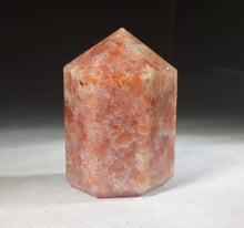 Load image into Gallery viewer, NATURAL SUNSTONE Carved Faceted Point Gemstone Crystal Point