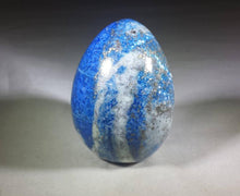 Load image into Gallery viewer, LAPIS LAZULI EGG Natural Stone Hand Carved Gemstone Egg