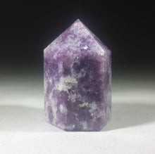 Load image into Gallery viewer, NATURAL LEPIDOLITE Carved Faceted Point Gemstone Crystal Point