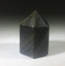 Load image into Gallery viewer, NATURAL GOLD OBSIDIAN Carved Faceted Point Gemstone Crystal Point