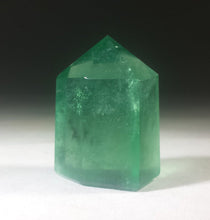 Load image into Gallery viewer, NATURAL GREEN FLUORITE Carved Faceted Point Gemstone Crystal Point