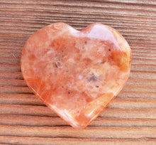Load image into Gallery viewer, NATURAL SUNSTONE Gemstone Puffy Heart 30-35mm