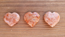 Load image into Gallery viewer, NATURAL SUNSTONE Gemstone Puffy Heart 30-35mm