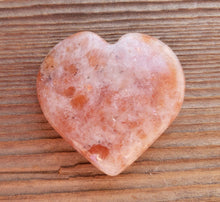 Load image into Gallery viewer, NATURAL SUNSTONE Gemstone Puffy Heart 30-35mm