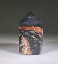 Load image into Gallery viewer, NATURAL SOLOMON AGATE Stone Carved Faceted Point Gemstone Crystal Point