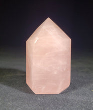 Load image into Gallery viewer, NATURAL ROSE QUARTZ Stone Carved Faceted Point Gemstone Crystal Point