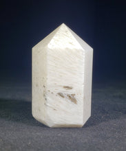Load image into Gallery viewer, NATURAL SCOLECITE Stone Carved Faceted Point Gemstone Crystal Point