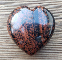 Load image into Gallery viewer, Large NATURAL MAHOGANY OBSIDIAN Gemstone Puffy Heart 60-70mm