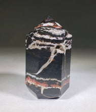 Load image into Gallery viewer, NATURAL SOLOMON AGATE Stone Carved Faceted Point Gemstone Crystal Point