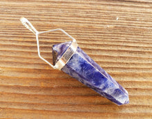 Load image into Gallery viewer, Natural SODALITE Crystal D - Point Pendant Gemstone