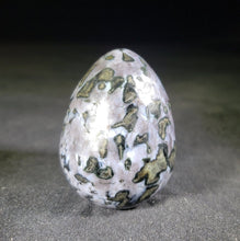 Load image into Gallery viewer, INDIGO GABBRO EGG Natural Stone Hand Carved Gemstone Egg