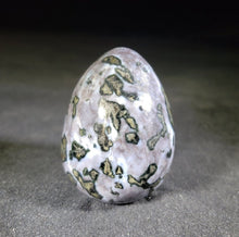 Load image into Gallery viewer, INDIGO GABBRO EGG Natural Stone Hand Carved Gemstone Egg