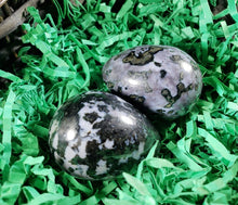 Load image into Gallery viewer, INDIGO GABBRO EGG Natural Stone Hand Carved Gemstone Egg